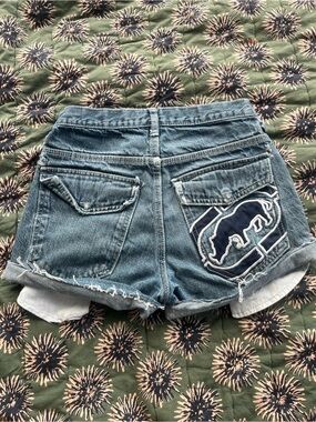 Ecko Unltd micro denim shorts